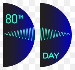 Dd Day 80 Bday Logo Colour - Delia Derbyshire Day Logo Png,Dd Logo
