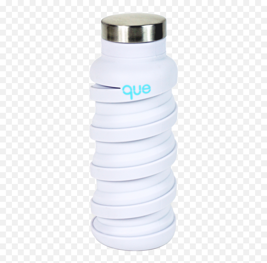 Que - Water Bottle Png,Bottle Transparent