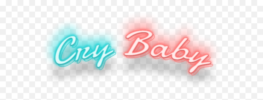 Cry Baby U2013 The Right Place For Your Future Tattoo - Cry Baby Neon Png,Crybaby Png