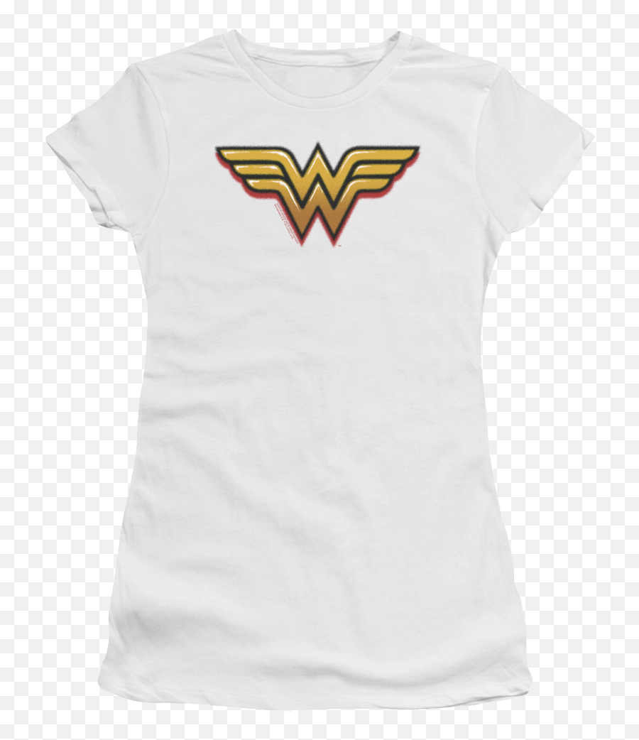 Junior Airbrush Wonder Woman Logo Dc Comics Shirt - Wonder Woman Png,Wonder Woman Logo Png