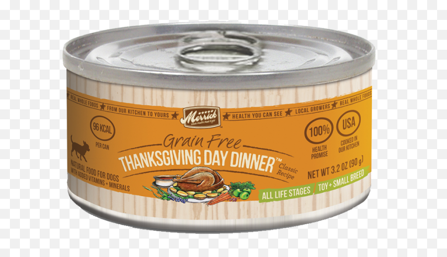Download Merrick Grain Free Thanksgiving Day Dinner Dog Food - Merrick Png,Canned Food Png