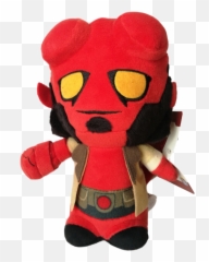 Hellboy 8 Cute Plush - Stuffed Toy Png,Hellboy Png