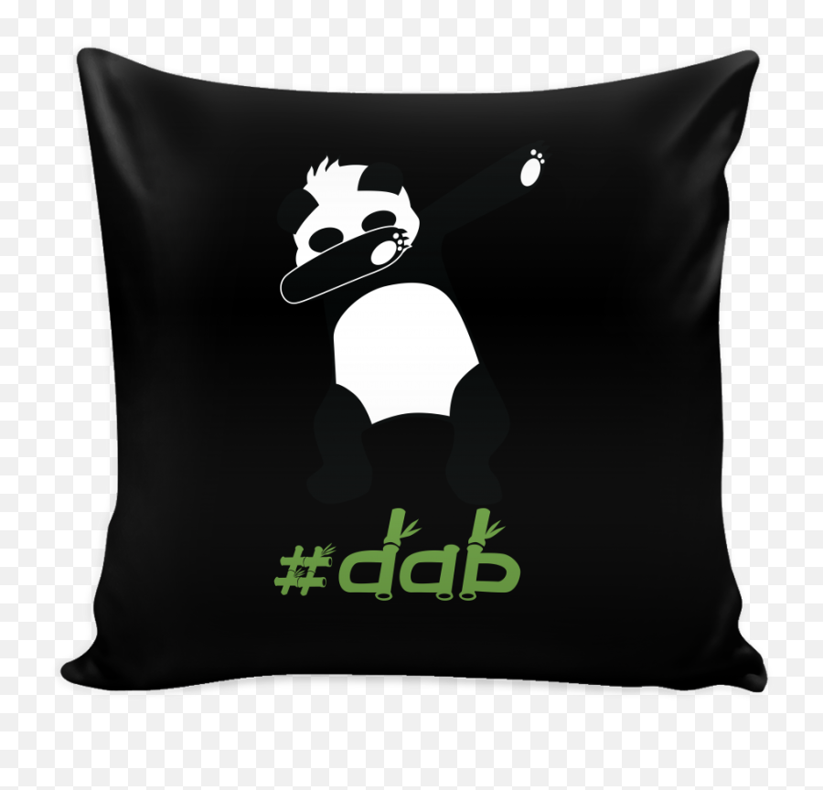 Dabbing Emoji Png - Dabbing Panda 16 X 16 Pillow Cover Vegeta,Panda Emoji Png