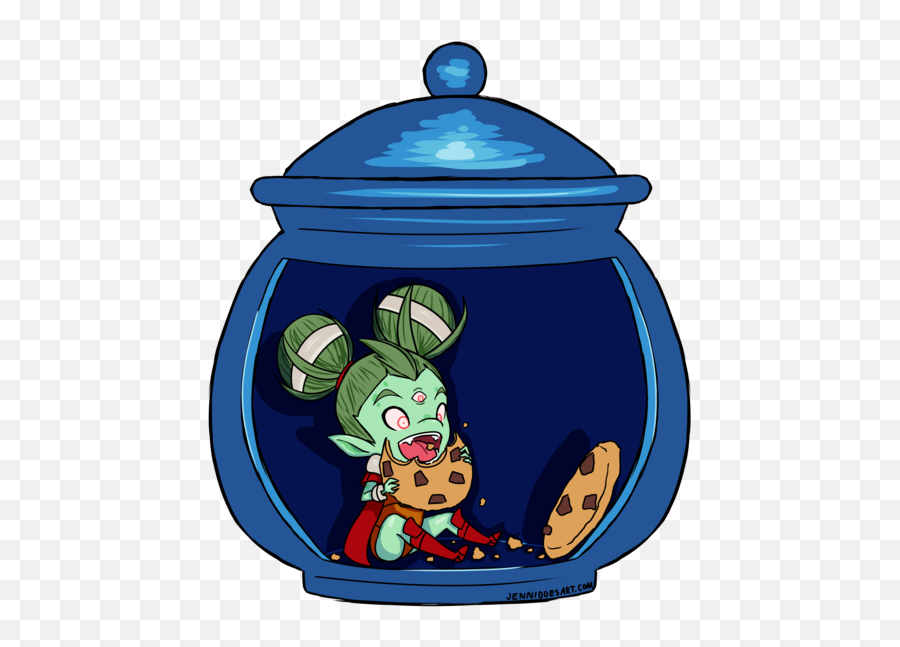 Ayla Raiding The Cookie Jar Art That - Clip Art Png,Cookie Jar Png