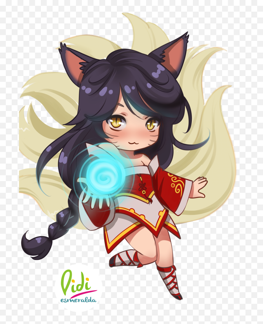 Ahri League Of Legends Minecraft Skin - Cute Picture Of Esmeralda Png,Ahri Png