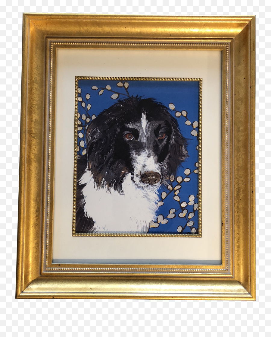 Border Collie Dog Print By Contemporary Artist Judy Henn - Border Collie Png,Border Collie Png
