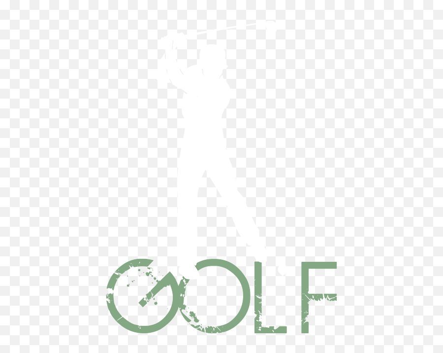 Silhouette Of A Man Playing Golf In White - Avial Png,Man Silhouette Transparent Background