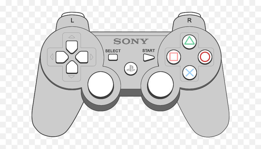 Download Drawn Controller Psp - Ps4 Controller Button Labels Png,Psp Png