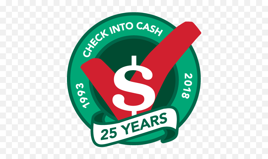 Check Into Cash Announces 25th Anniversary Newswire - Check Into Cash Logo Png,25th Anniversary Logo