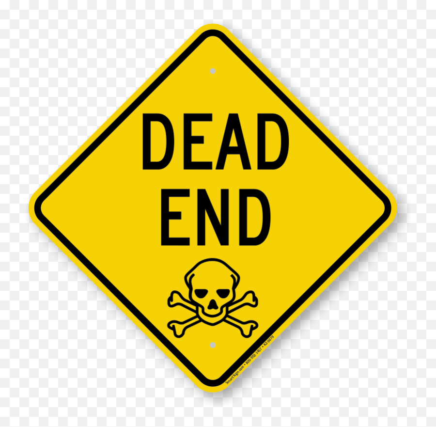Dead End Diamond - Shaped Traffic Sign Sku K20679 Street Signs Dead End Png,Traffic Sign Png