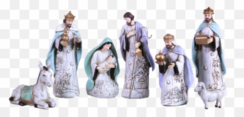 Bethlehem Pastel Scene Nativity - Japanese Dolls Png,Nativity Png