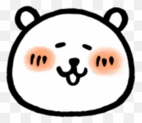 W Bear Emoji Whatsapp Stickers - Cloud Teddy Fresh Logo Black And White png