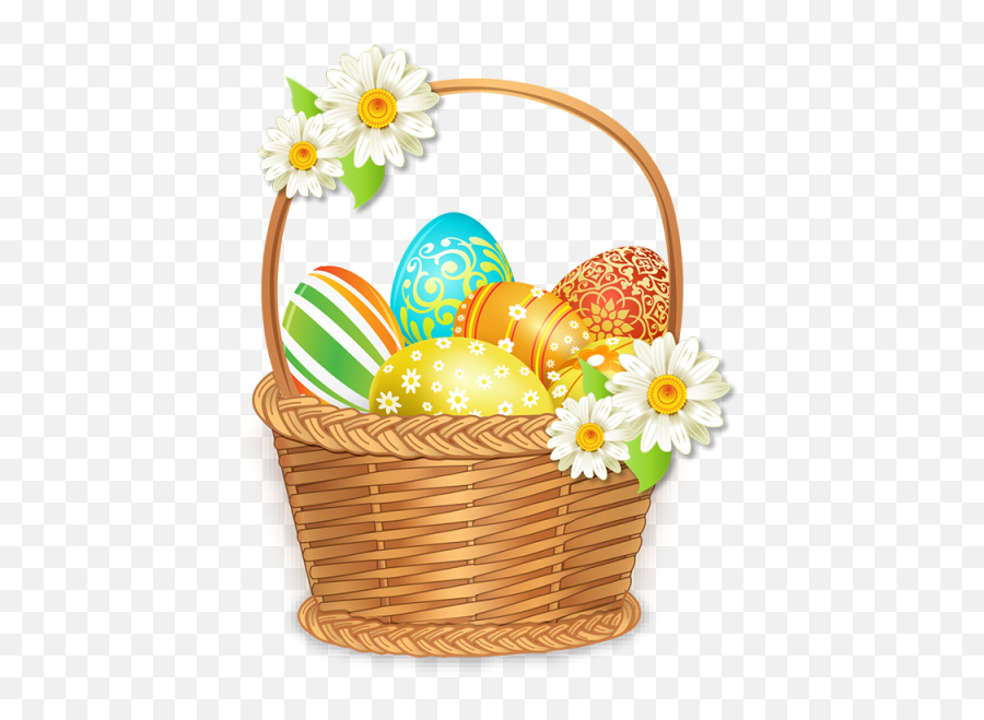 Easter Eggs Png - Easter Egg Basket Png,Easter Basket Png