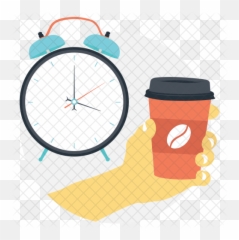 Break Time Icon Of Flat Style - Png