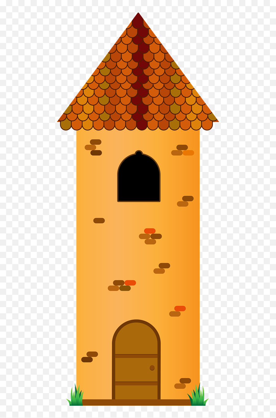 Castle Tower Medieval Door Tile - Castle Tower Clipart Png,Castle Tower Png