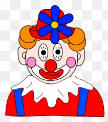 Clown Funny Makeup - Make Up Badut Lucu Png,Clown Makeup Png