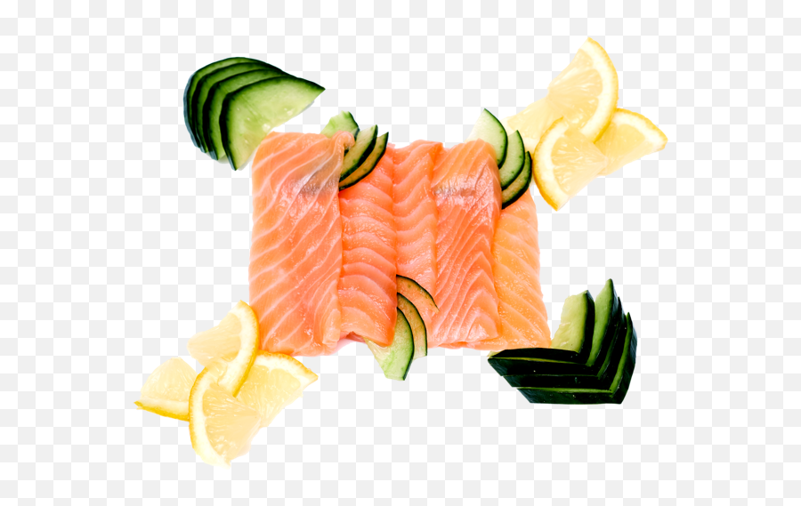 Download Hd S2 Salmon Sashimi - Fish Slice Png,Garnish Png