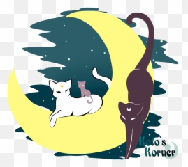 Sailor Moon Luna Png - Fictional Character,Luna Png