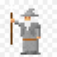 Decided To Use Gandalf As The Human Icon Instead Of Thw - Niña En Pixeles Png