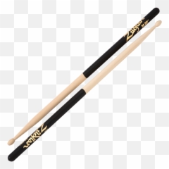 Zildjian 5a Wood Black Dip Drumsticks - Flex Sensor Inch Png,Drumsticks Png