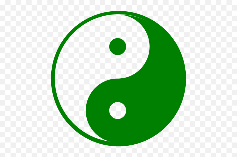 Line Artsymbolgreen Png Clipart - Royalty Free Svg Png Green Yin Yang Png,Yin Yang Symbol Png