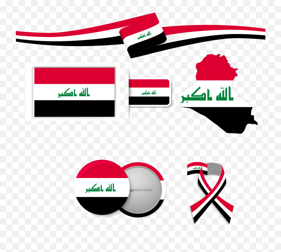 Graphic Free Library Flag Of Iraq Clipart - Transparent Iraq Flag Png,Guyana Flag Png