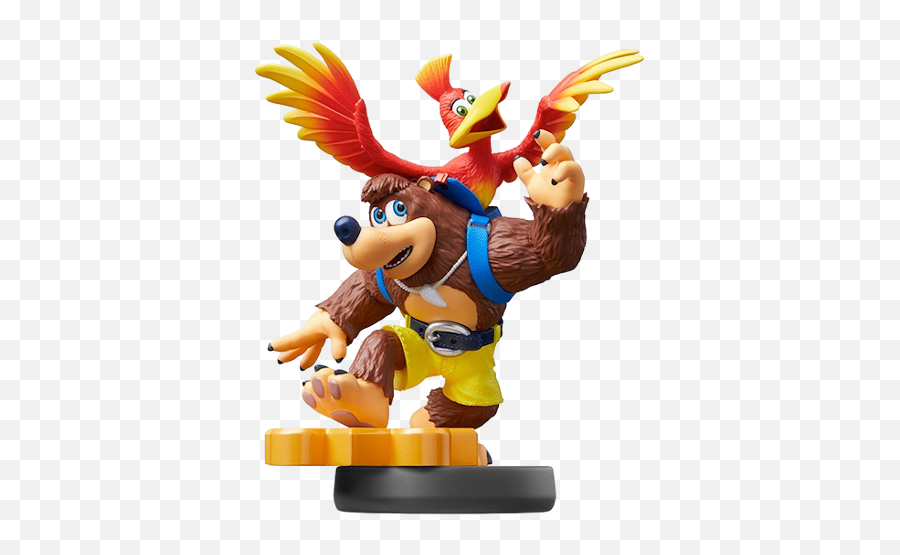 Banjo U0026 Kazooie Super Smash Bros Amiibo Figure - Amiibo Banjo Kazooie Amiibo Png,Super Smash Bros Transparent