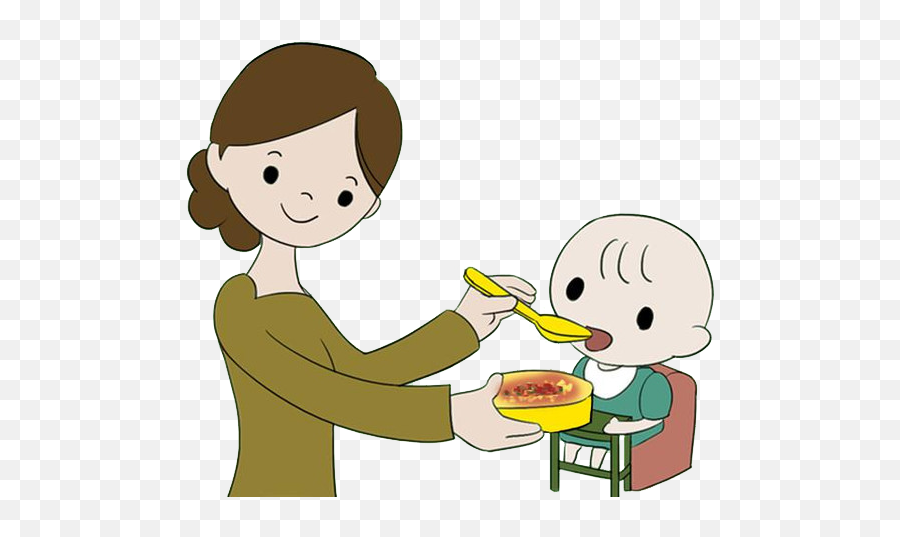 Download Infant Eating Food Communication Child Baby Hq Png - Mom Feeding Baby Clipart,Eating Png
