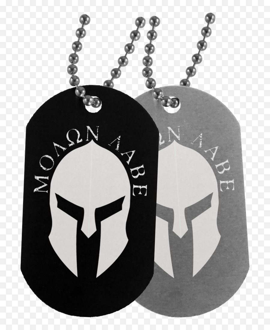 Molon Labe Dog Tags - Molon Labe Dog Tag Png,Molon Labe Logo