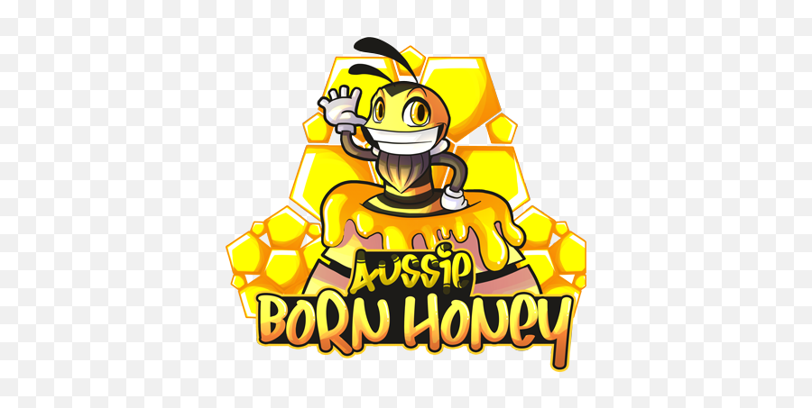 Aussieborn Honey Logo - Aussie Born Honey Clip Art Png,Honey Logo