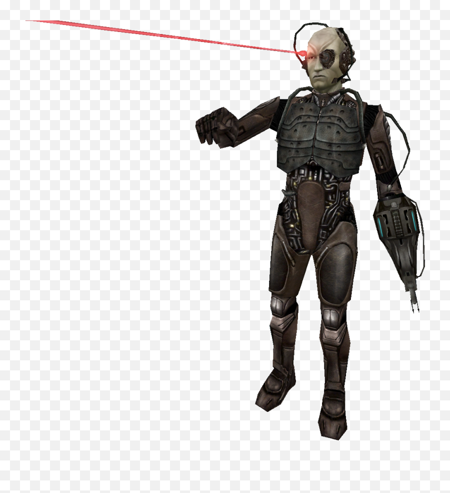 Male Borg Drone Ingame Graphics Image - Star Trek Elite Star Trek Borg Drones Png,Star Trek Png