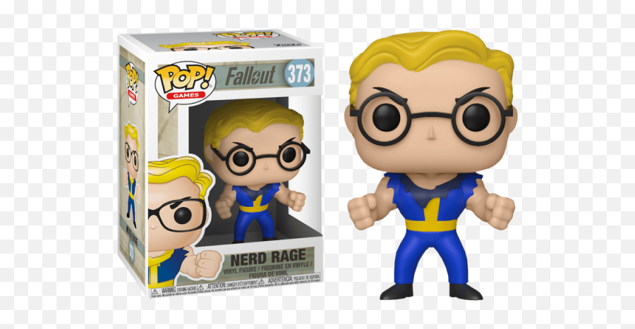 Fallout Figure Vault Boy Nerd Rage Pop Vinyl - Fallout Pop Vinyl Vault Boy Png,Vault Boy Transparent