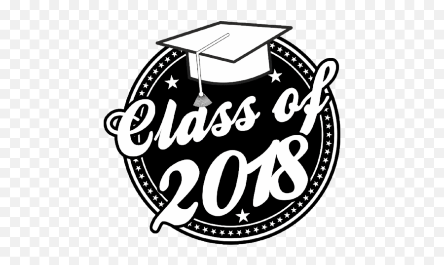 2018 Graduation Window Cling - High School T Shirt Designs Png,Class Of 2018 Png