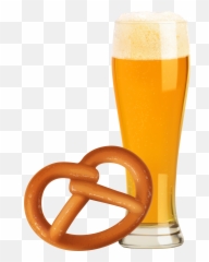 Beer Clip Transparent Png Clipart - And Pretzel