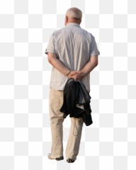 Old Man Transparent - Cut Out People Walking Png,Old Man Png