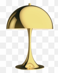 Panthella Table 320 Verner Panton - Louis Poulsen Brass png