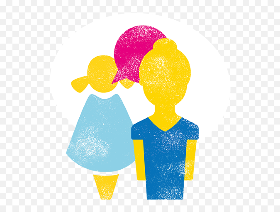 Gender Icon Png - Graphic Showing A Girl And Woman Talking Girly,Female Gender Icon Pink