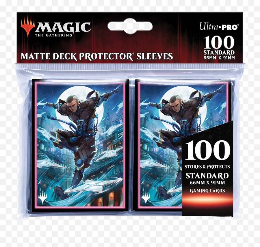 Kamigawa Neon Dynasty Kaito Shizuki Standard Deck Protector - Innistrad Midnight Hunt Sleeves Png,Kaito Icon