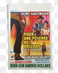 Movie Poster For A Handful Of Dollars Clint Eastwood 37x55cm 1964 Selency - Affiche Du Film Pour Une Poignee De Dollars png
