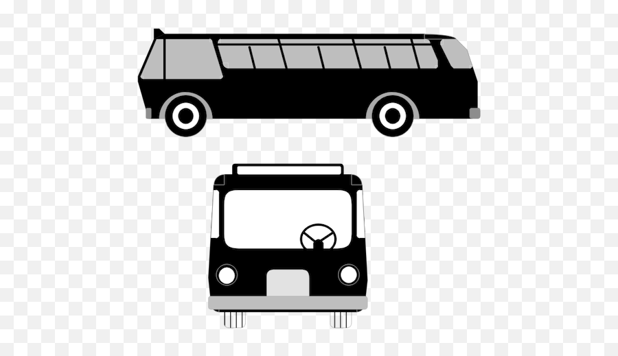 Vector Image Of Bus Symbol Public Domain Vectors - Bus Clipart Front View Png,Bus Shelter Icon