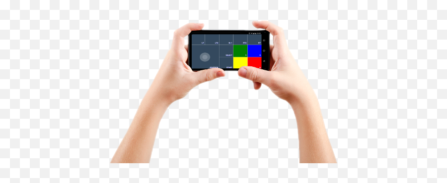 Mobile Gamepad App - Two Hands Holding The Phone Png,Retropie Icon