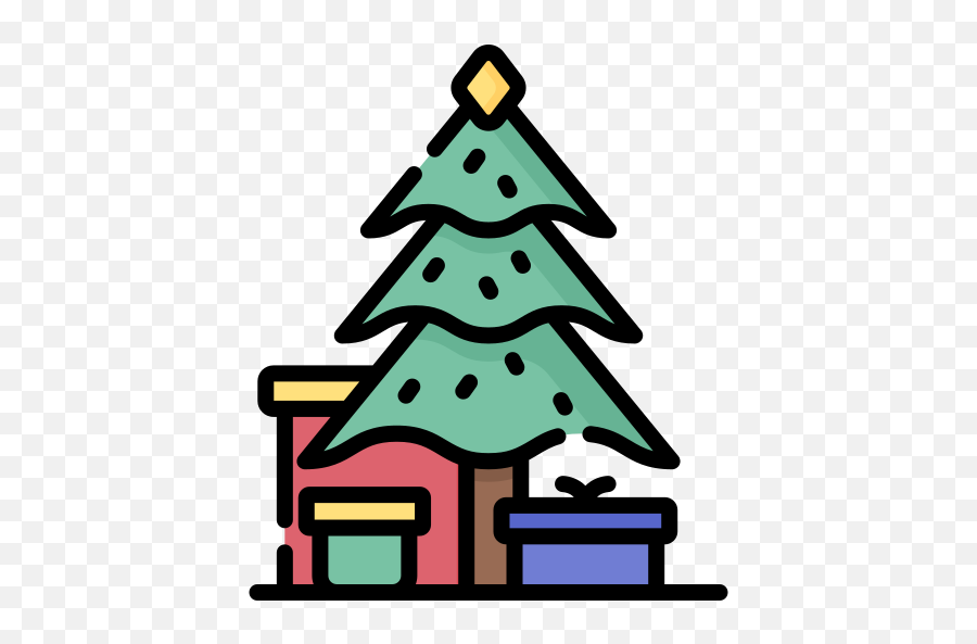 Christmas Tree - Free Christmas Icons New Year Tree Png,Christmas Tree Icon Free