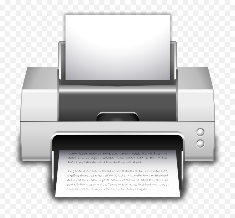 Fileoxygen480 - Devicesprintersvg Wikimedia Commons Printer Sharing Png,Edi Icon