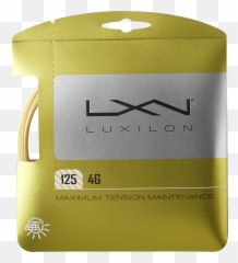 4g 125 Tennis String - Set Luxilon Alu Power Blue png
