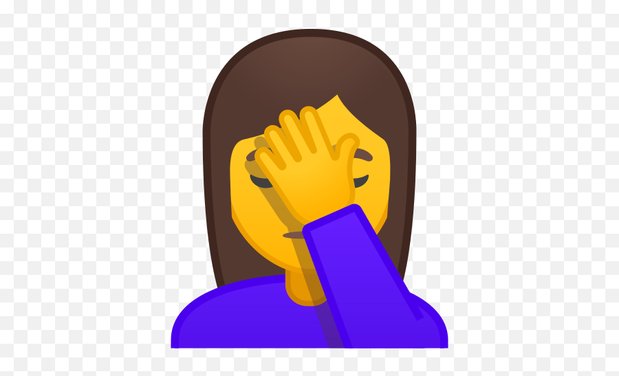 Face Palm Emoji Meaning With Pictures From A To Z - Hand To Head Emoji Png,Facepalm Icon