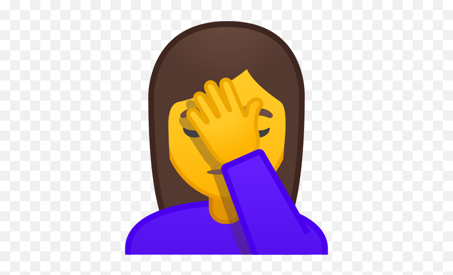 Face Palm Emoji Meaning With Pictures From A To Z - Hand To Head Emoji ...