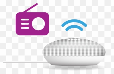 Using Smart Home Devices Listen To Internet Radio With A - Dot Png,Animated Speaker Icon