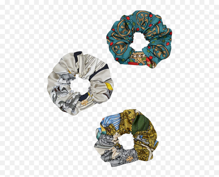 Embellished Silk Scrunchies Set Of 3 - Decorative Png,Dior Icon Silk Foundation