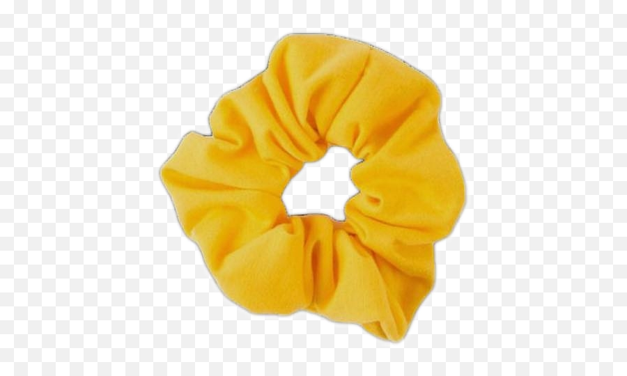 Scrunchie Scrunchies Yellow - Yellow Png Aesthetic Scrunchie,Scrunchie Png