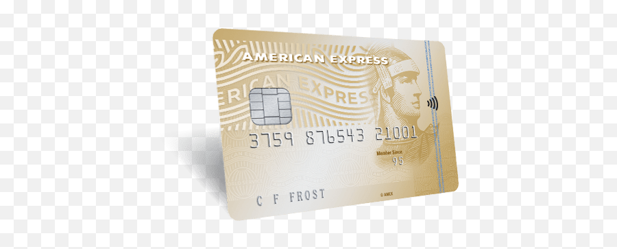 Amex Gold Card - Amex Gold Credit Card Uk Png,Credit Card Transparent Background